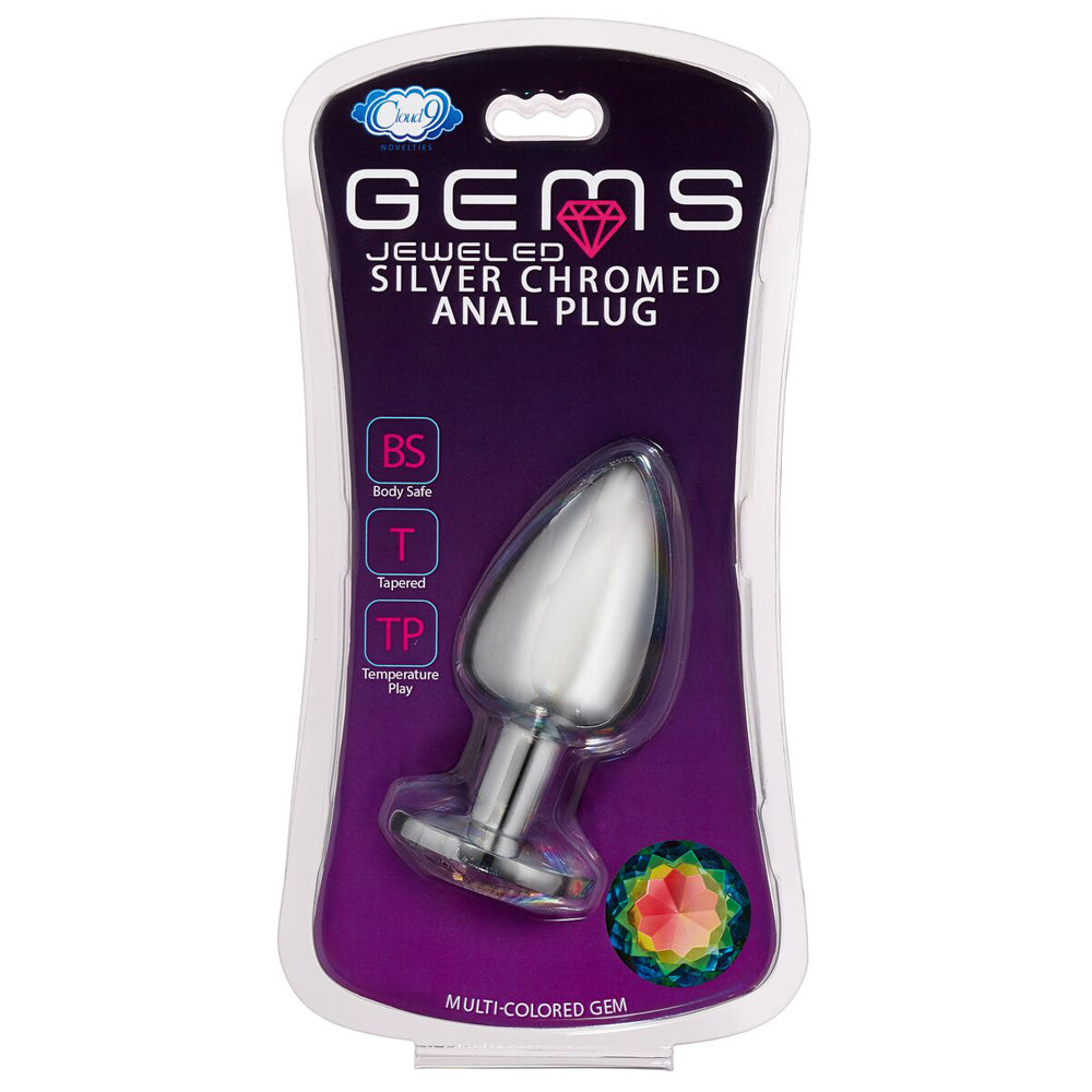 Cloud 9 Gems Gold Anal Plug Large | 853545008082 | Available at EroticWarehouse.com