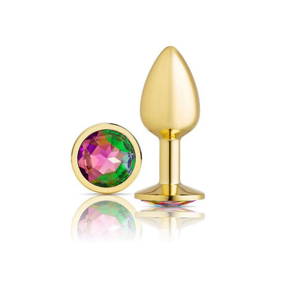 Cloud 9 Gems Gold Anal Plug Medium | 853545008174 | Available at EroticWarehouse.com