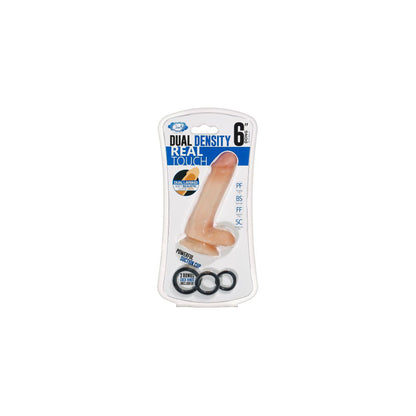 Cloud 9 Dual Density Real Touch W/ Balls 6" Tan | 853545008259 | Available at EroticWarehouse.com