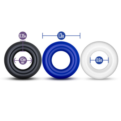 Stay Hard Donut Rings 50Ct Display Assorted | 853858007451 | Available at EroticWarehouse.com