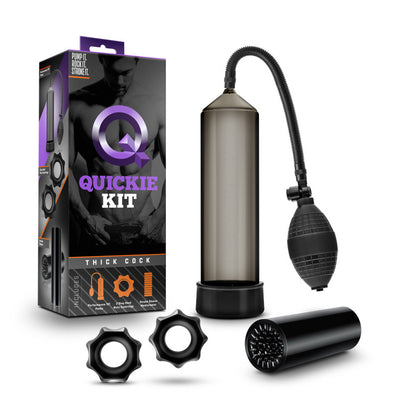 Quickie Kit Thick Cock Black | 853858007505 | Available at EroticWarehouse.com