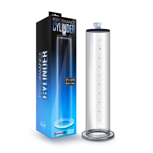 Performance 12" X 2.5" Penis Pump Cylinder Clear | 853858007833 | Available at EroticWarehouse.com