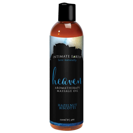 Heaven Massage Oil Hazelnut Biscotti 120 ml. | 854397006202 | Available at EroticWarehouse.com