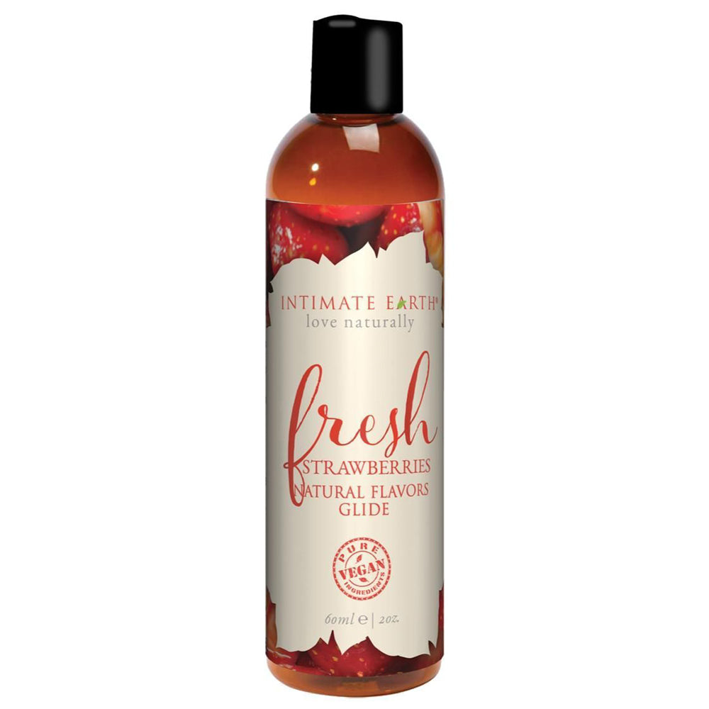 Fresh Strawberries Natural Flavors Glide 60 ml. | 854397006943 | Available at EroticWarehouse.com