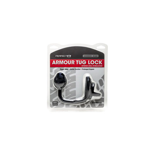 Armour Tug Lock - Black | 854854005151 | Available at EroticWarehouse.com