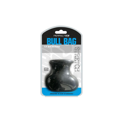 Bull Bag 1.5" Ball Stretcher Black | 854854005175 | Available at EroticWarehouse.com
