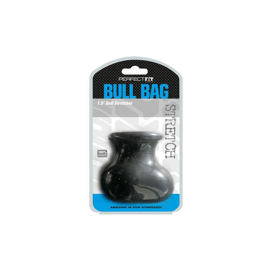 Bull Bag 1.5" Ball Stretcher Black | 854854005175 | Available at EroticWarehouse.com