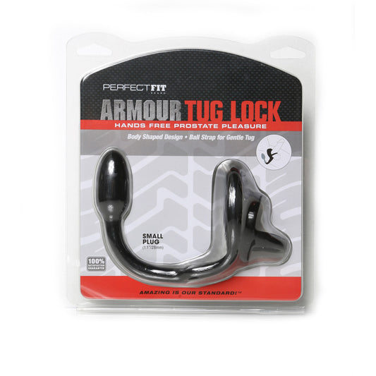 Armour Tug Lock Small Black | 854854005502 | Available at EroticWarehouse.com