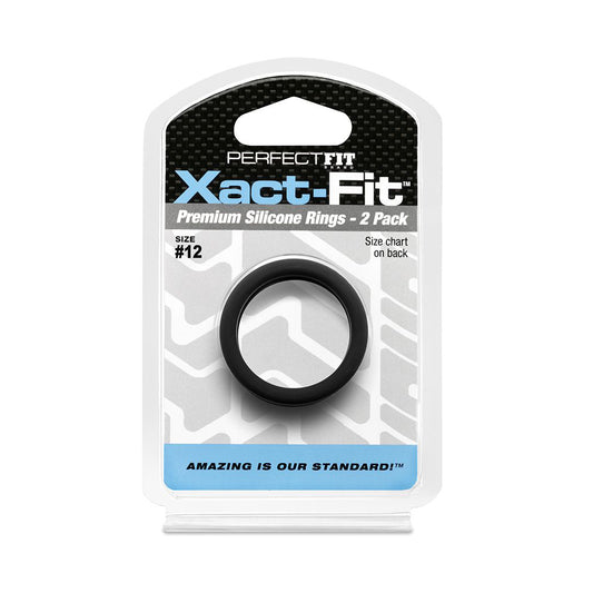 Xact-Fit #12 2 Pack Black | 854854005557 | Available at EroticWarehouse.com