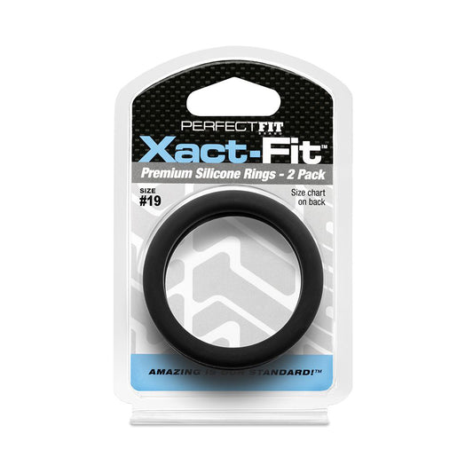 Xact-Fit #19 2 Pack Black | 854854005649 | Available at EroticWarehouse.com