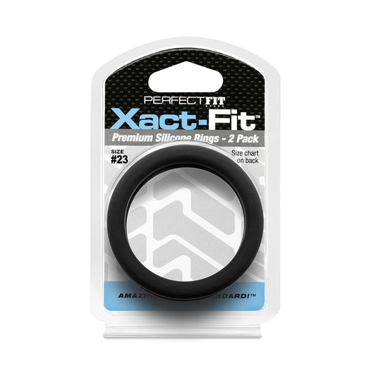 Xact-Fit #23 2 Pack Black | 854854005687 | Available at EroticWarehouse.com