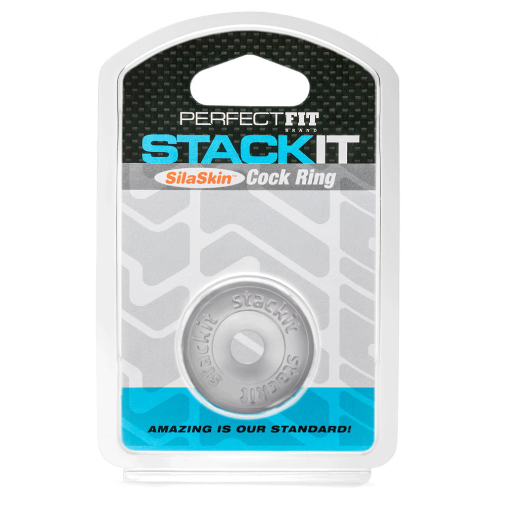 Stackit Cock Ring Clear | 854854005731 | Available at EroticWarehouse.com