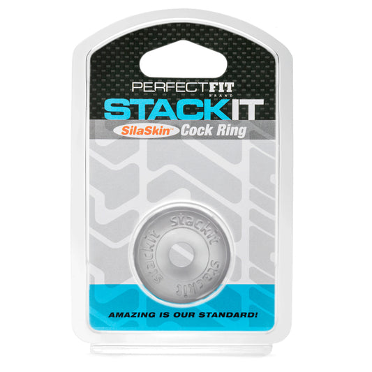 Stackit Cock Ring Clear | 854854005731 | Available at EroticWarehouse.com