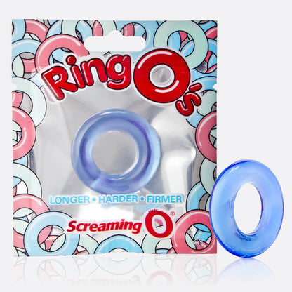 Screaming O Ring O Blue 1 Ct | 854885001382 | Available at EroticWarehouse.com