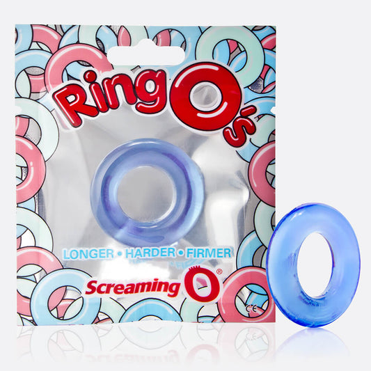 Screaming O Ring O Blue 1 Ct | 854885001382 | Available at EroticWarehouse.com