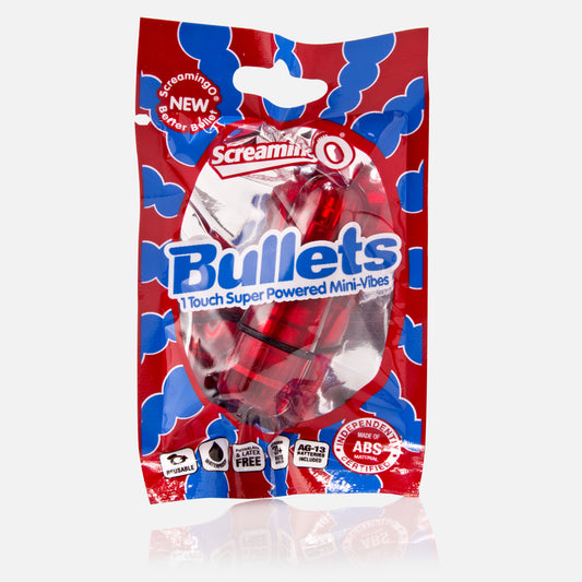 Screaming O Bullets Red 1Ct | 854885001979 | Available at EroticWarehouse.com