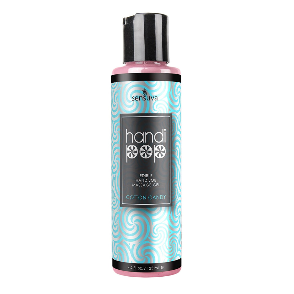 Handipop Cotton Candy Hand Job Massage Gel 4.2 oz. | 855559007358 | Available at EroticWarehouse.com