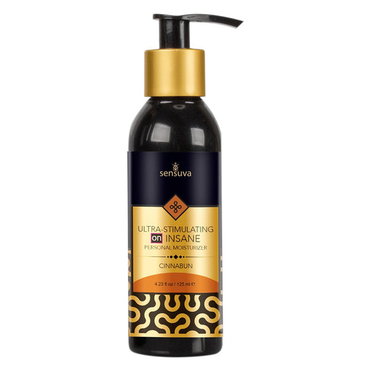 Ultra-Stimulating On Insane Personal Moisturizer Cinnabun 4 oz. Bottle | 855559007778 | Available at EroticWarehouse.com