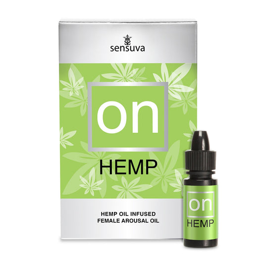 On Hemp Arousal Oil 5 ml. Medium Box | 855559009253 | Available at EroticWarehouse.com