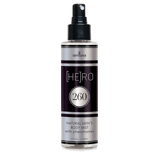 HE(RO) 260 Male Body Mist 4.2 oz. | 855559009895 | Available at EroticWarehouse.com