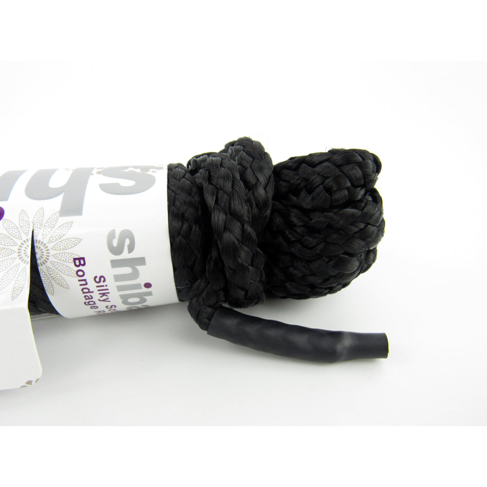 Shibari Rope Soft Silk Black 5M | 859612002588 | Available at EroticWarehouse.com