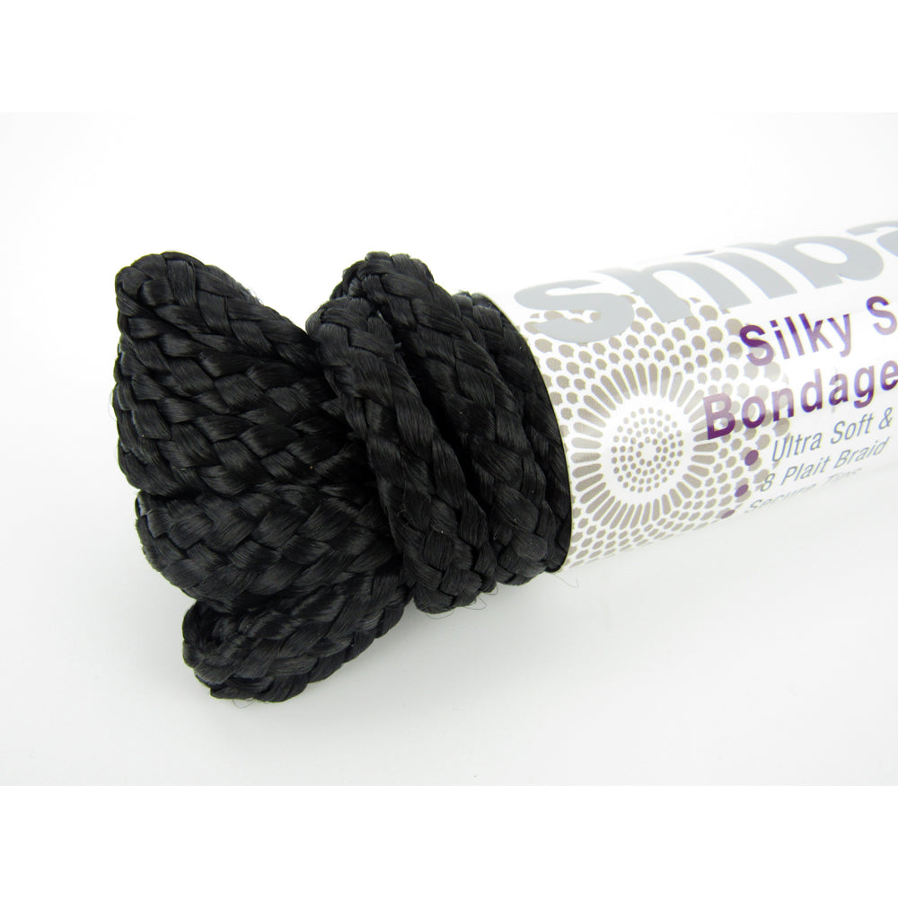 Shibari Rope Soft Silk Black 5M | 859612002588 | Available at EroticWarehouse.com