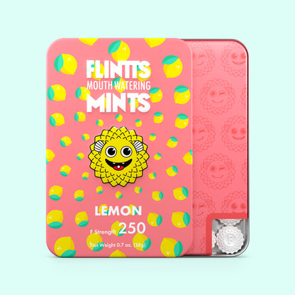 Flintts Mints Lemon F Strength 250 | 860000693301 | Available at EroticWarehouse.com
