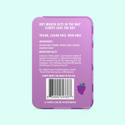 Flintts Mints Luxury Grape F Strength 125 | 860000693387 | Available at EroticWarehouse.com
