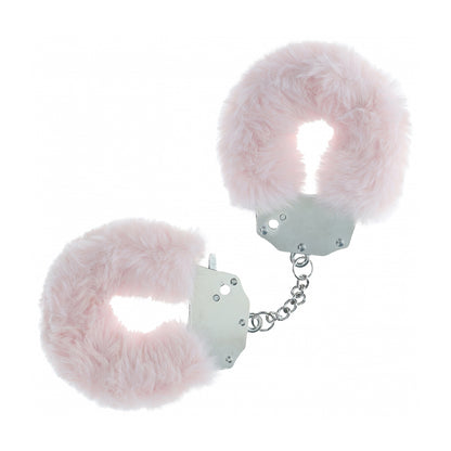 Ouch! Heavy-Duty Fluffy Handcuffs Powder Pink | 8714273043054 | Available at EroticWarehouse.com