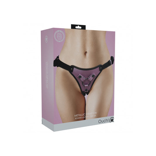 Ouch! Metallic Strap On Rose | 8714273051769 | Available at EroticWarehouse.com
