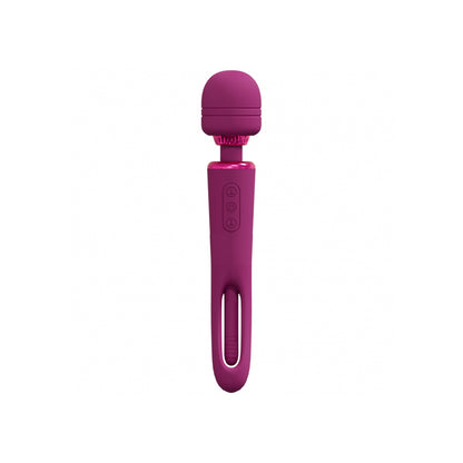 Vive Kiku Double Wand With G-Spot Flapping Pink | 8714273051820 | Available at EroticWarehouse.com