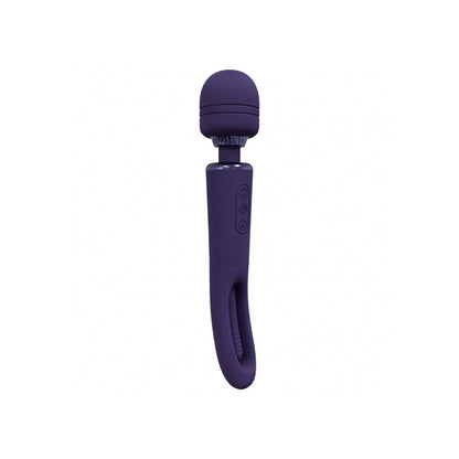 Vive Kiku Double Wand With G-Spot Flapping Purple | 8714273051837 | Available at EroticWarehouse.com
