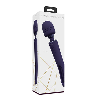 Vive Kiku Double Wand With G-Spot Flapping Purple | 8714273051837 | Available at EroticWarehouse.com