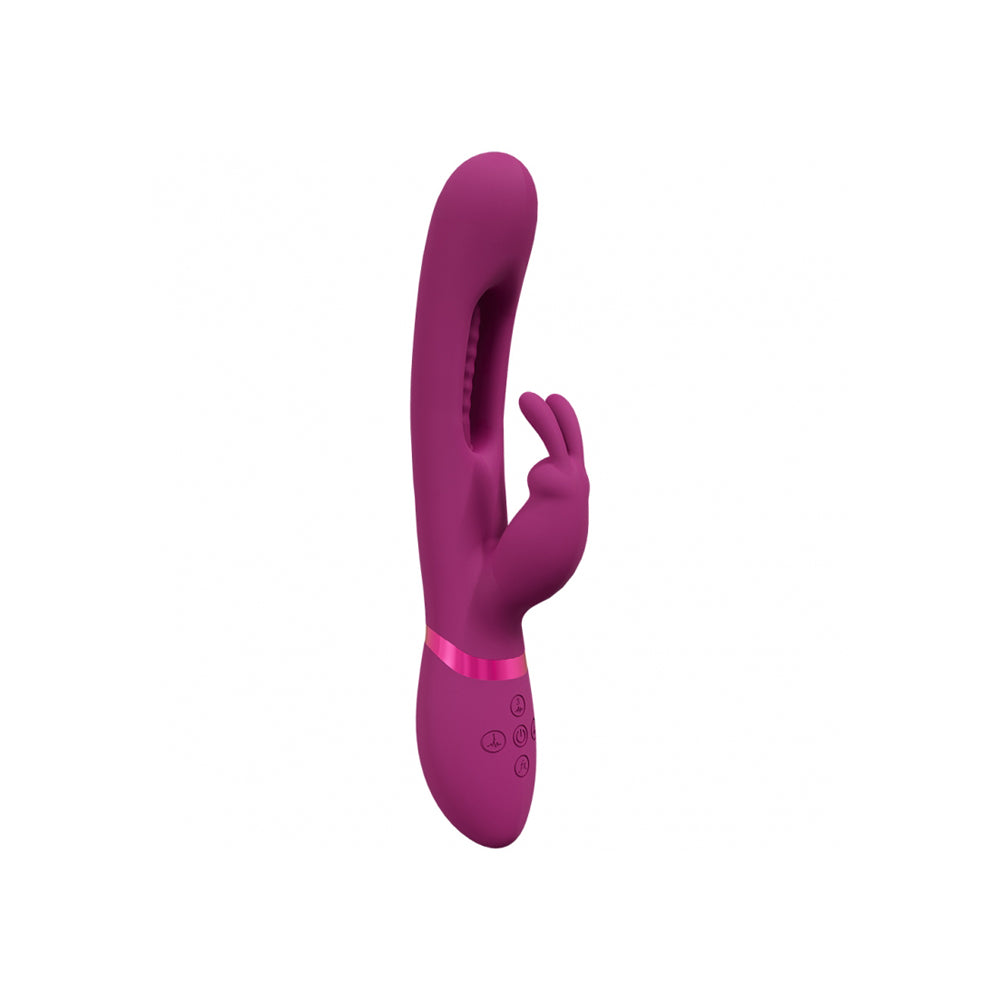 Vive Mika Triple Rabbit With G-Spot Flapping Pink | 8714273051844 | Available at EroticWarehouse.com