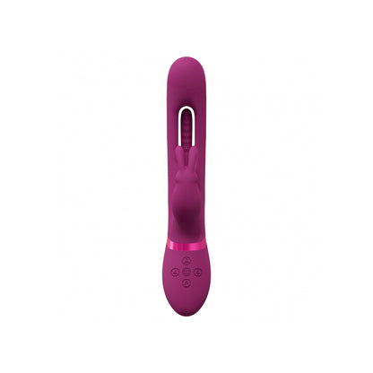 Vive Mika Triple Rabbit With G-Spot Flapping Pink | 8714273051844 | Available at EroticWarehouse.com