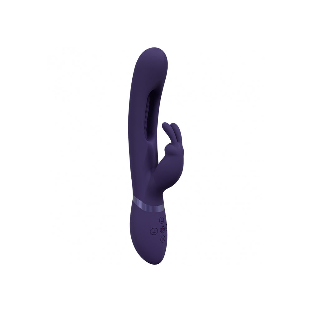 Vive Mika Triple Rabbit With G-Spot Flapping Purple | 8714273051851 | Available at EroticWarehouse.com