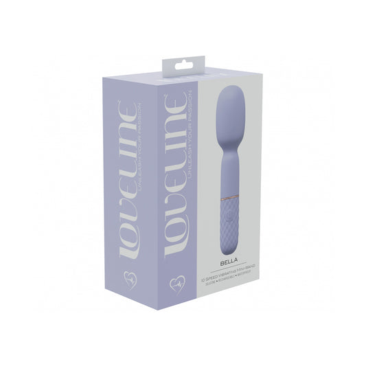 Bella 10 Speed Vibrating Mini-Wand Silicone Rechargeable Waterproof Lavender | 8714273052117 | Available at EroticWarehouse.com