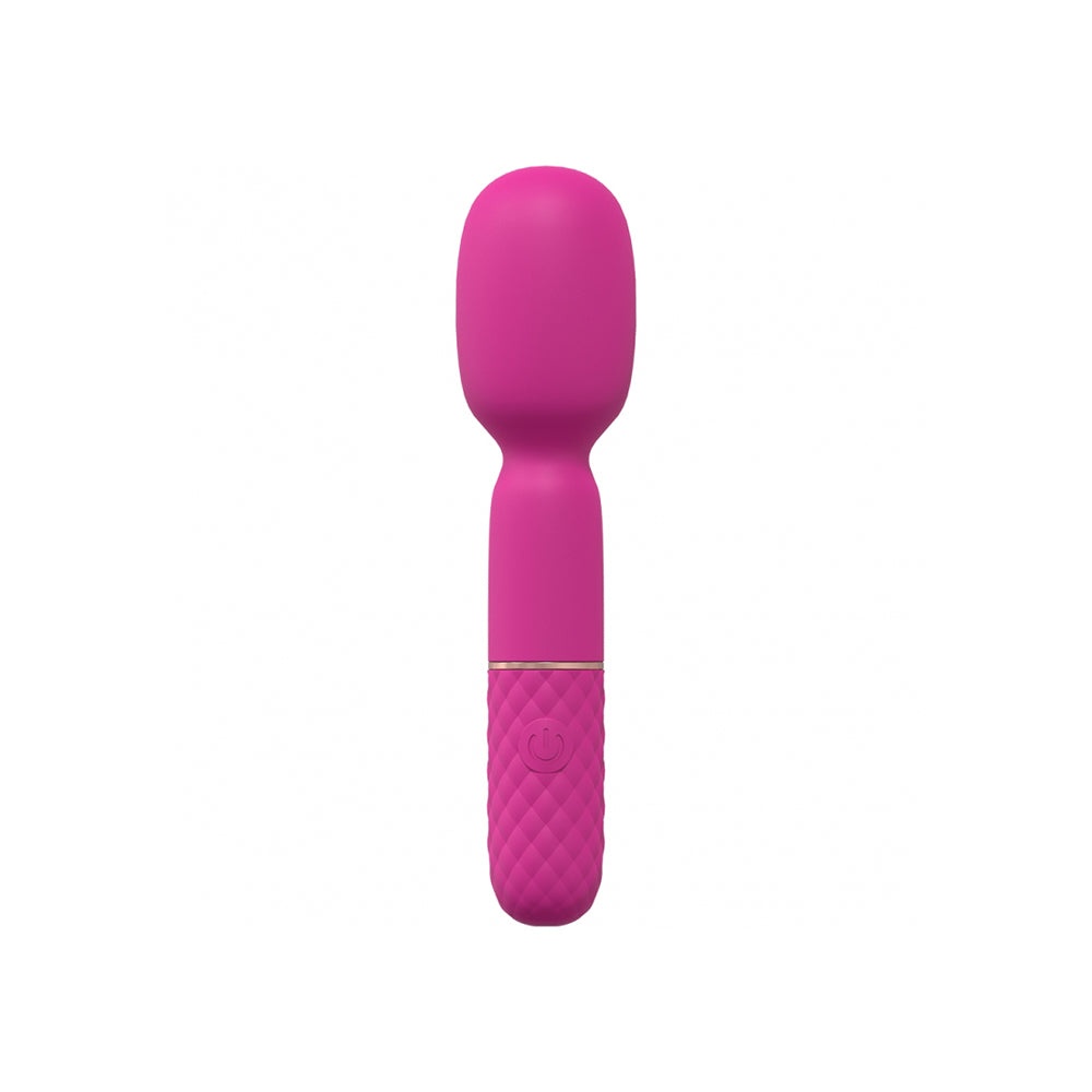 Bella 10 Speed Vibrating Mini-Wand Silicone Rechargeable Waterproof Pink | 8714273052124 | Available at EroticWarehouse.com