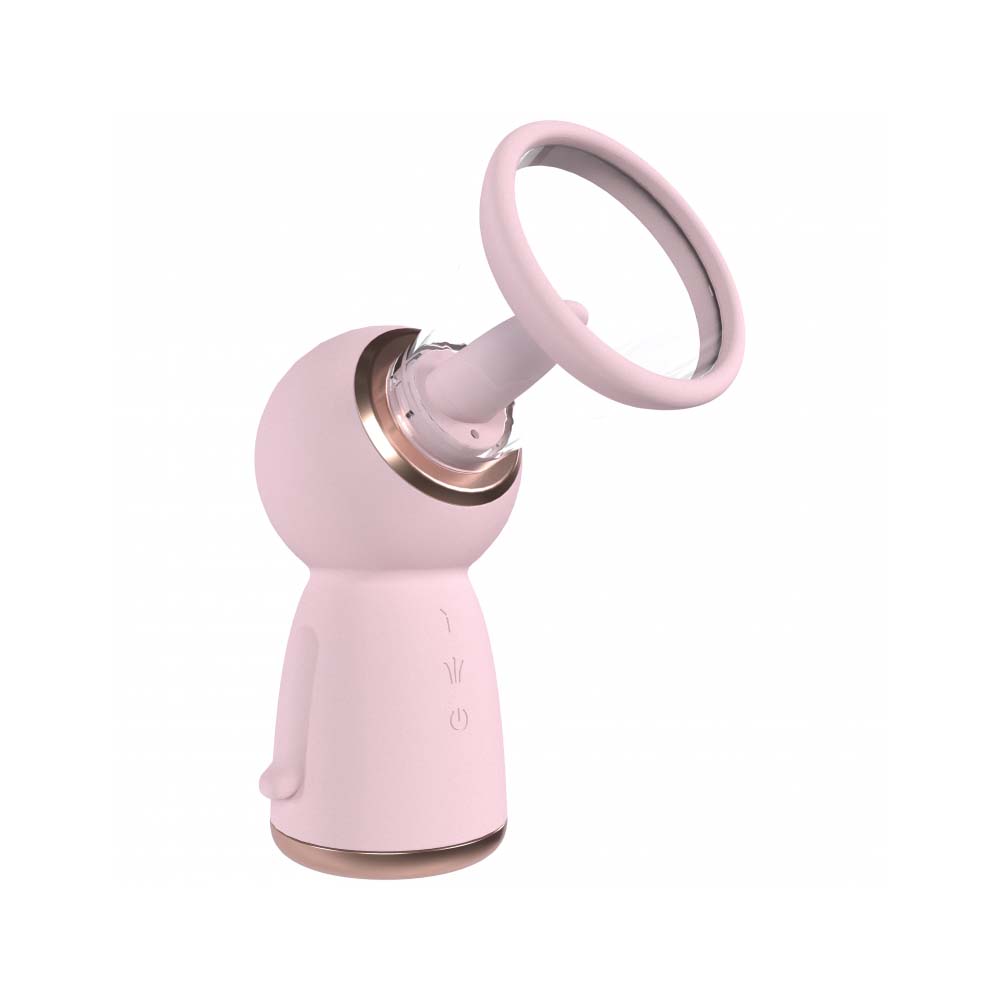 Pumped Sensual Automatic 13-Speed Silicone Rechargeable Vulva & Breast Pump Pink | 8714273054814 | Available at EroticWarehouse.com