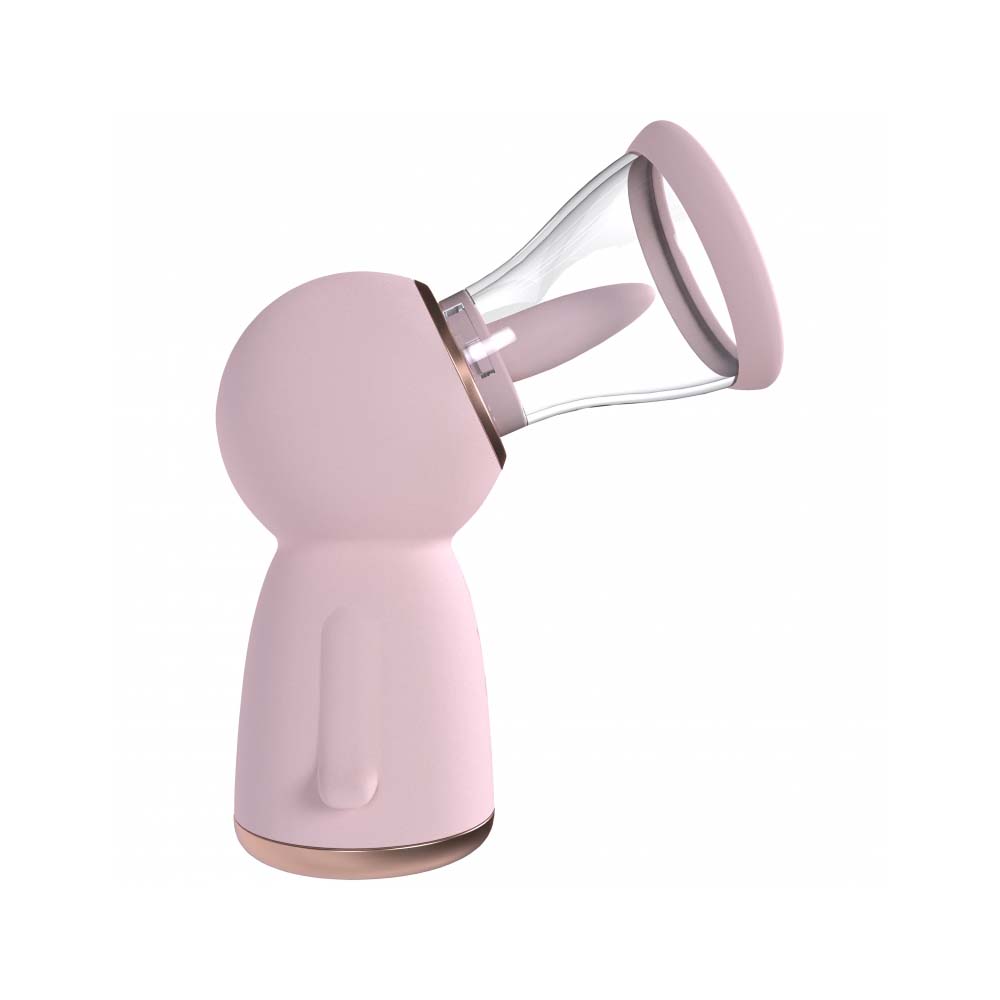 Pumped Sensual Automatic 13-Speed Silicone Rechargeable Vulva & Breast Pump Pink | 8714273054814 | Available at EroticWarehouse.com