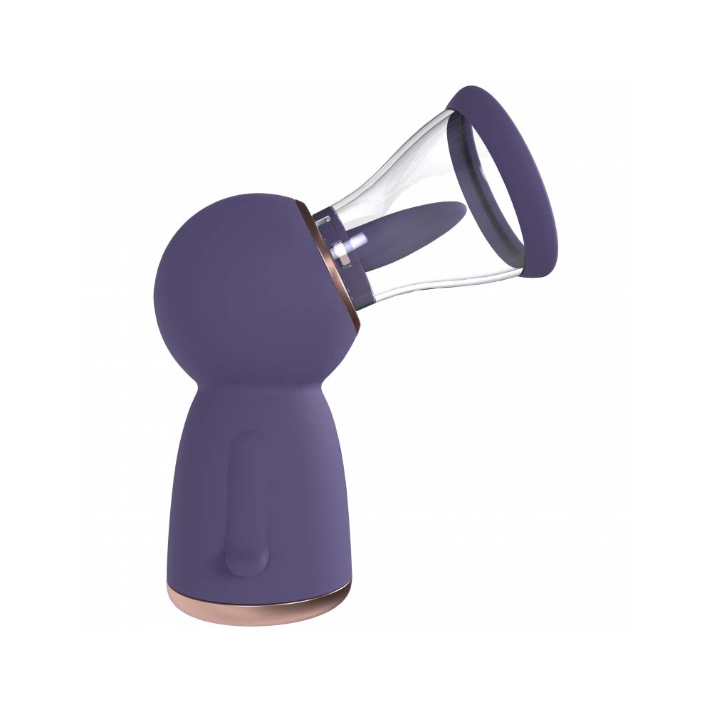 Pumped Exquisite Automatic 13-Speed Silicone Rechargeable Vulva & Breast Pump Purple | 8714273054883 | Available at EroticWarehouse.com