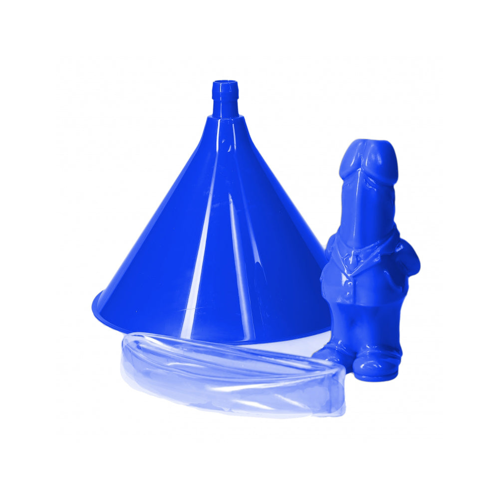 The Dickheads Beer Bong Blue | 8714273055231 | Available at EroticWarehouse.com