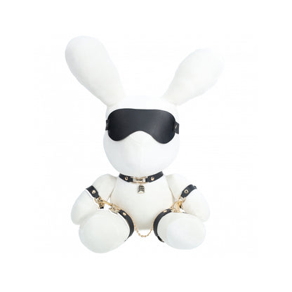 S-Line Rabbit Bondage Velvet Large White | 8714273055590 | Available at EroticWarehouse.com
