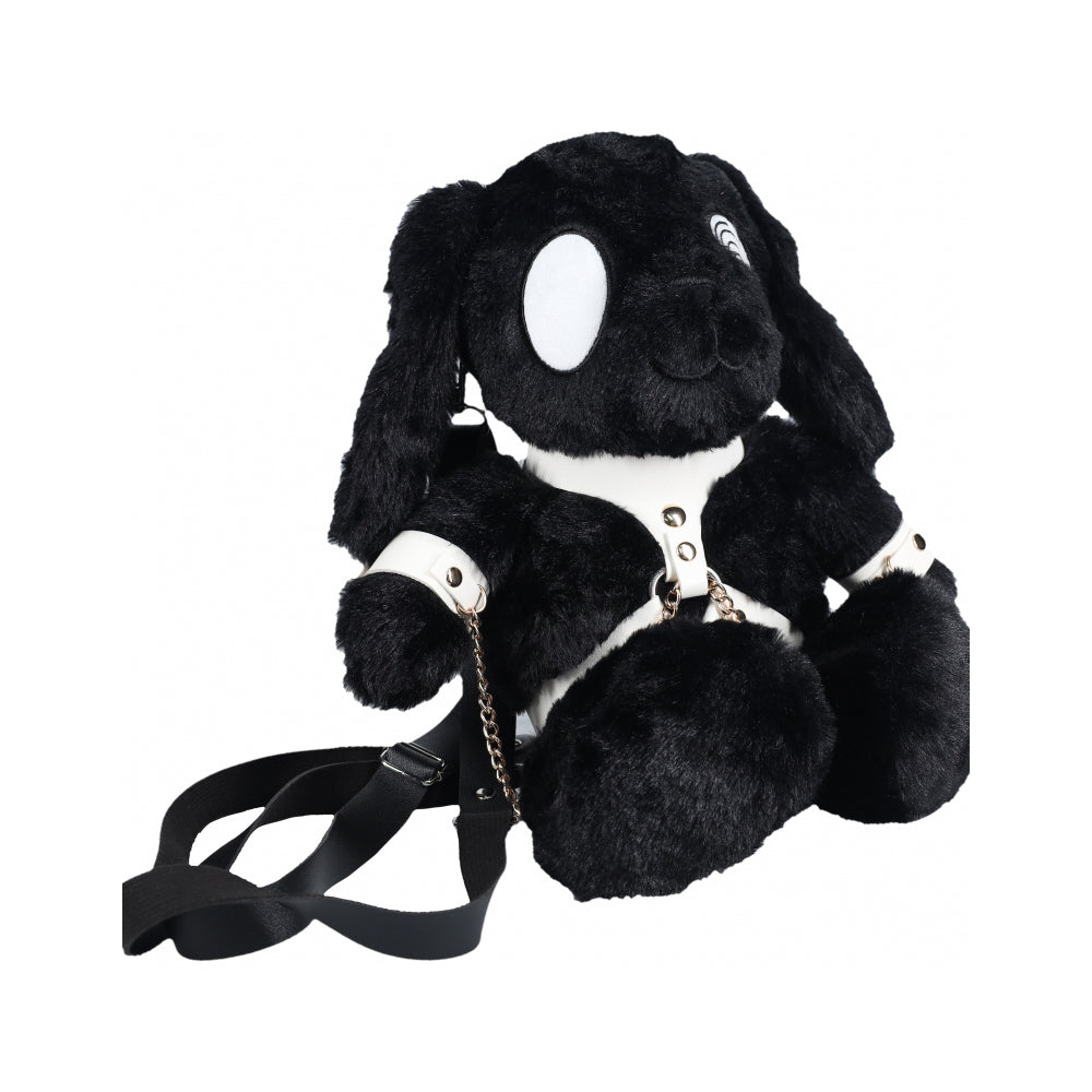 S-Line Bunny Backpack Circle Eye Large Black | 8714273055804 | Available at EroticWarehouse.com