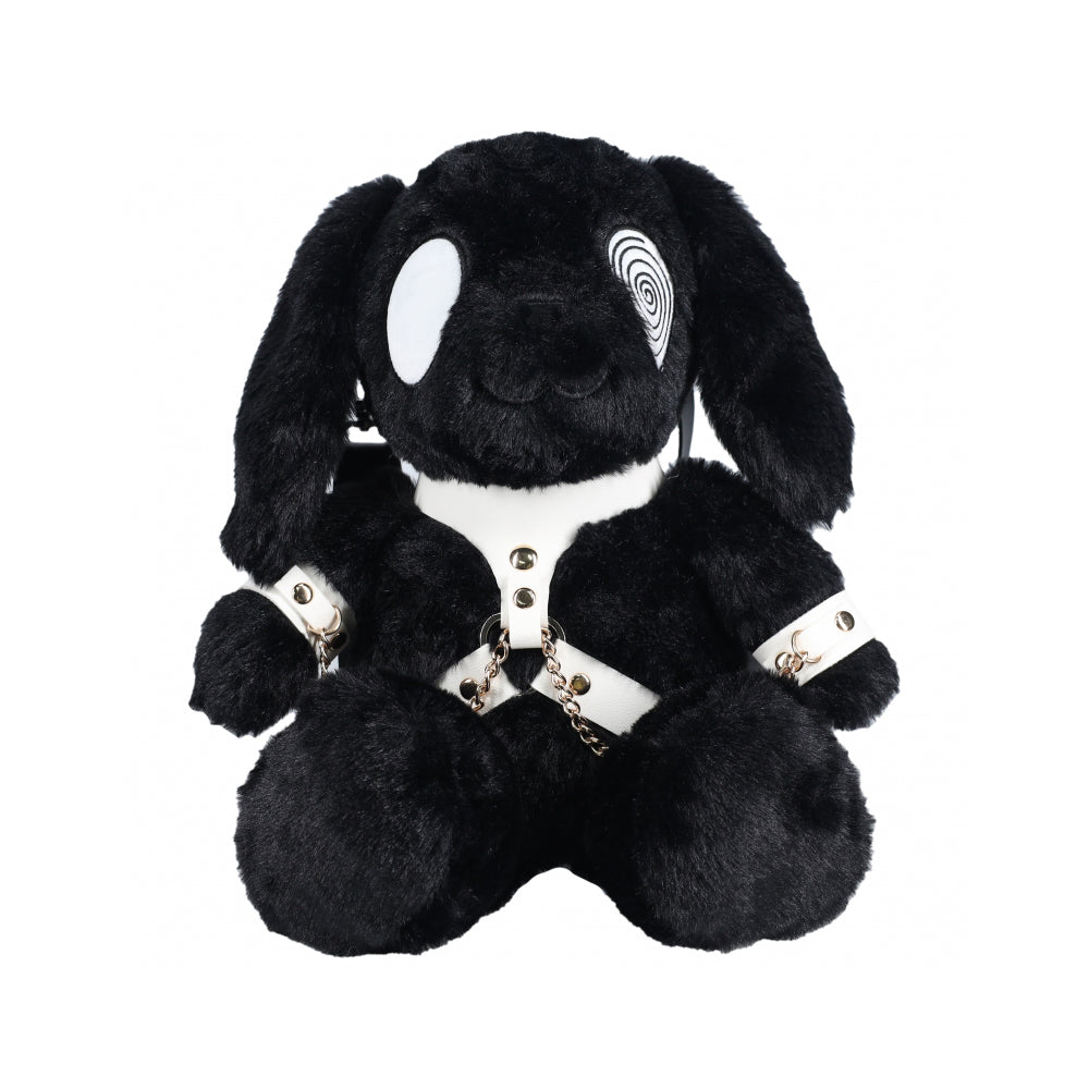S-Line Bunny Backpack Circle Eye Large Black | 8714273055804 | Available at EroticWarehouse.com
