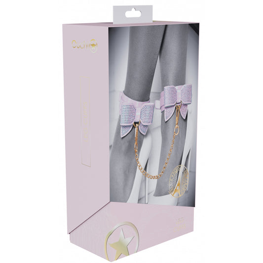 Ouch! Paris Collection Leg Cuffs | 8714273056214 | Available at EroticWarehouse.com