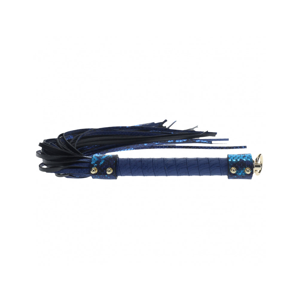 Ouch! Florence Collection Flogger Blue | 8714273056559 | Available at EroticWarehouse.com