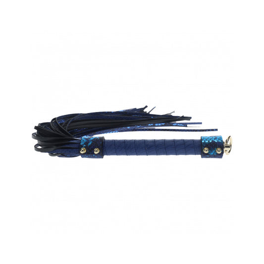 Ouch! Florence Collection Flogger Blue | 8714273056559 | Available at EroticWarehouse.com