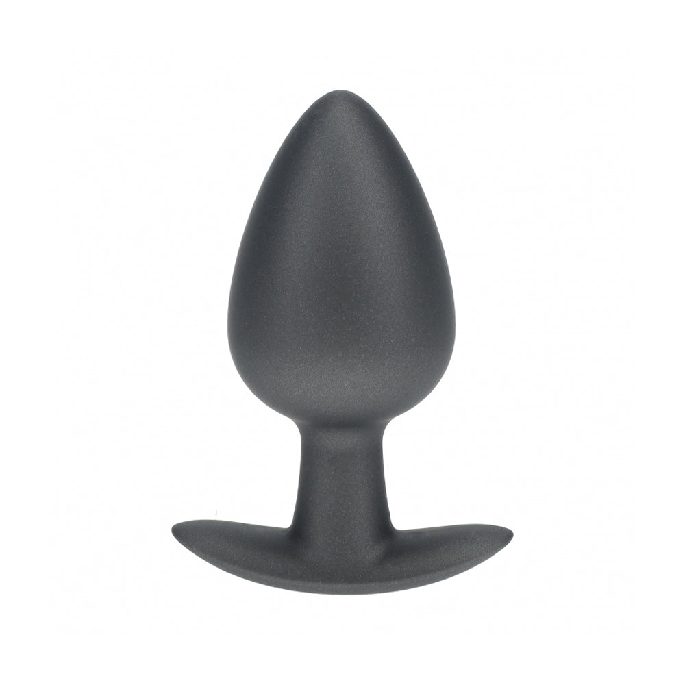 Ouch! Anal Plug Large Silicone Gun Metal | 8714273056894 | Available at EroticWarehouse.com