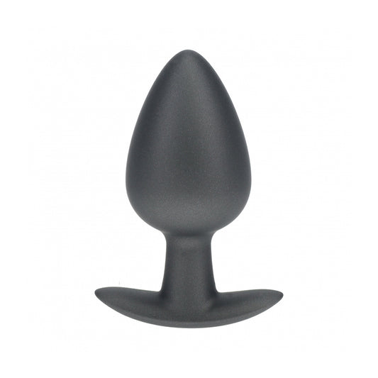 Ouch! Anal Plug Large Silicone Gun Metal | 8714273056894 | Available at EroticWarehouse.com